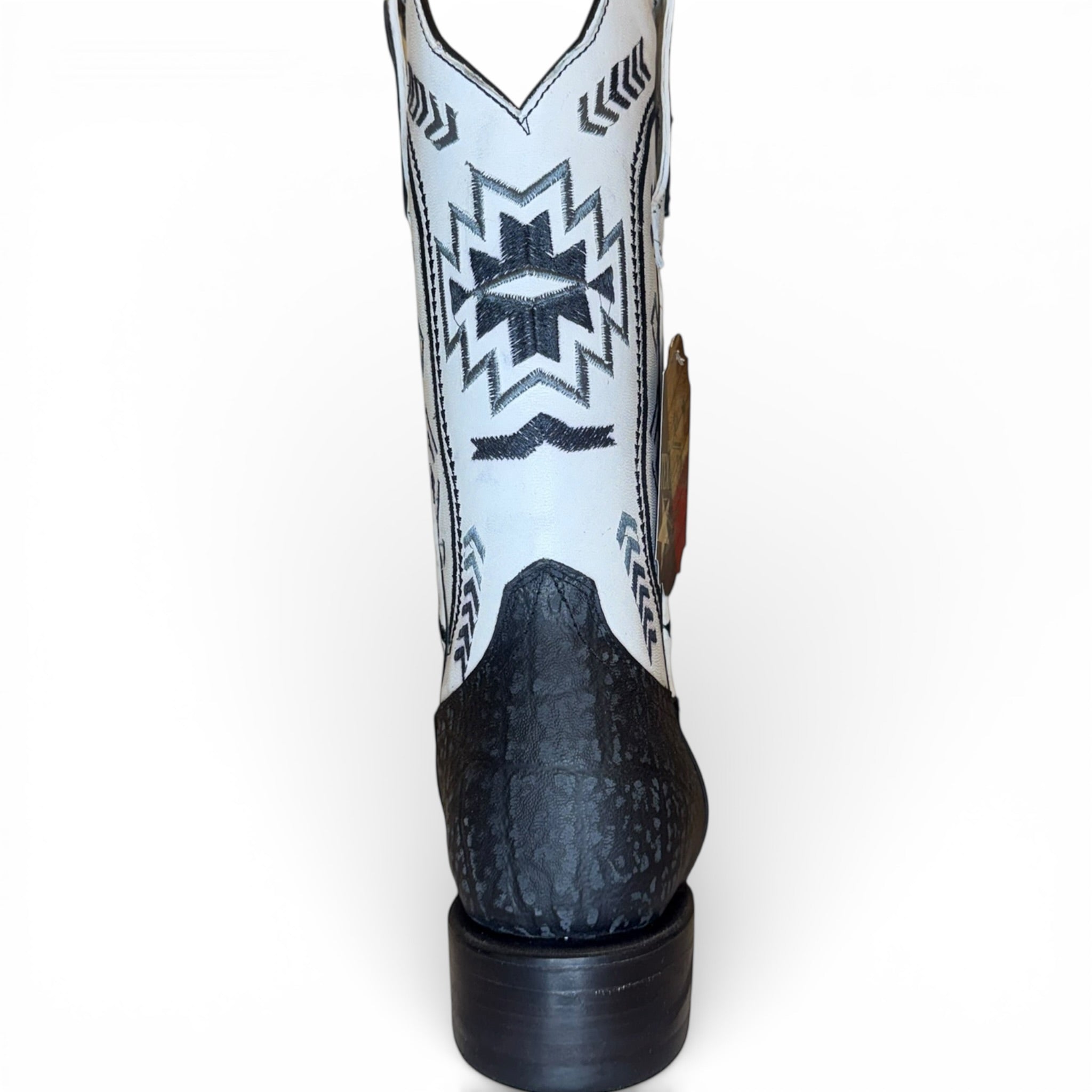 Midnight Azteca - Black Sq. Toe