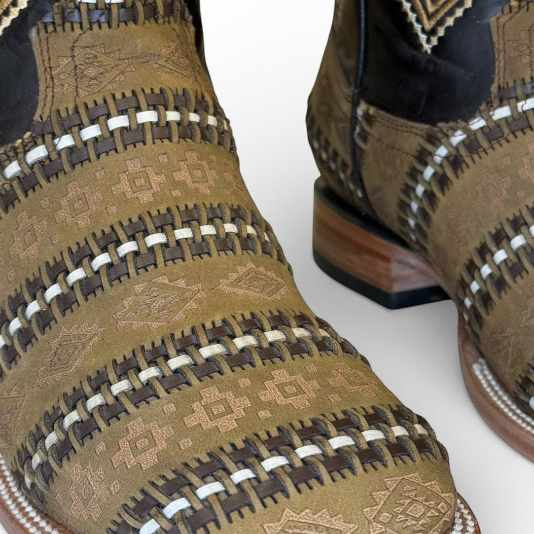 Aztec Handwoven - Sq. Toe Handwoven