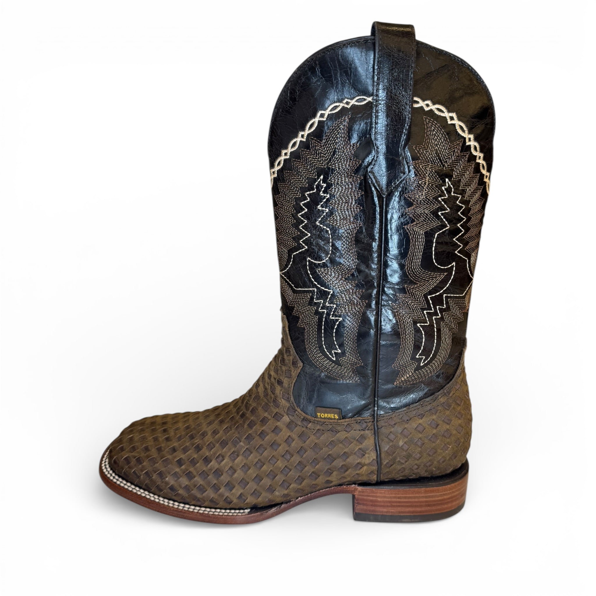 Handwoven Sq. Toe - Tobacco