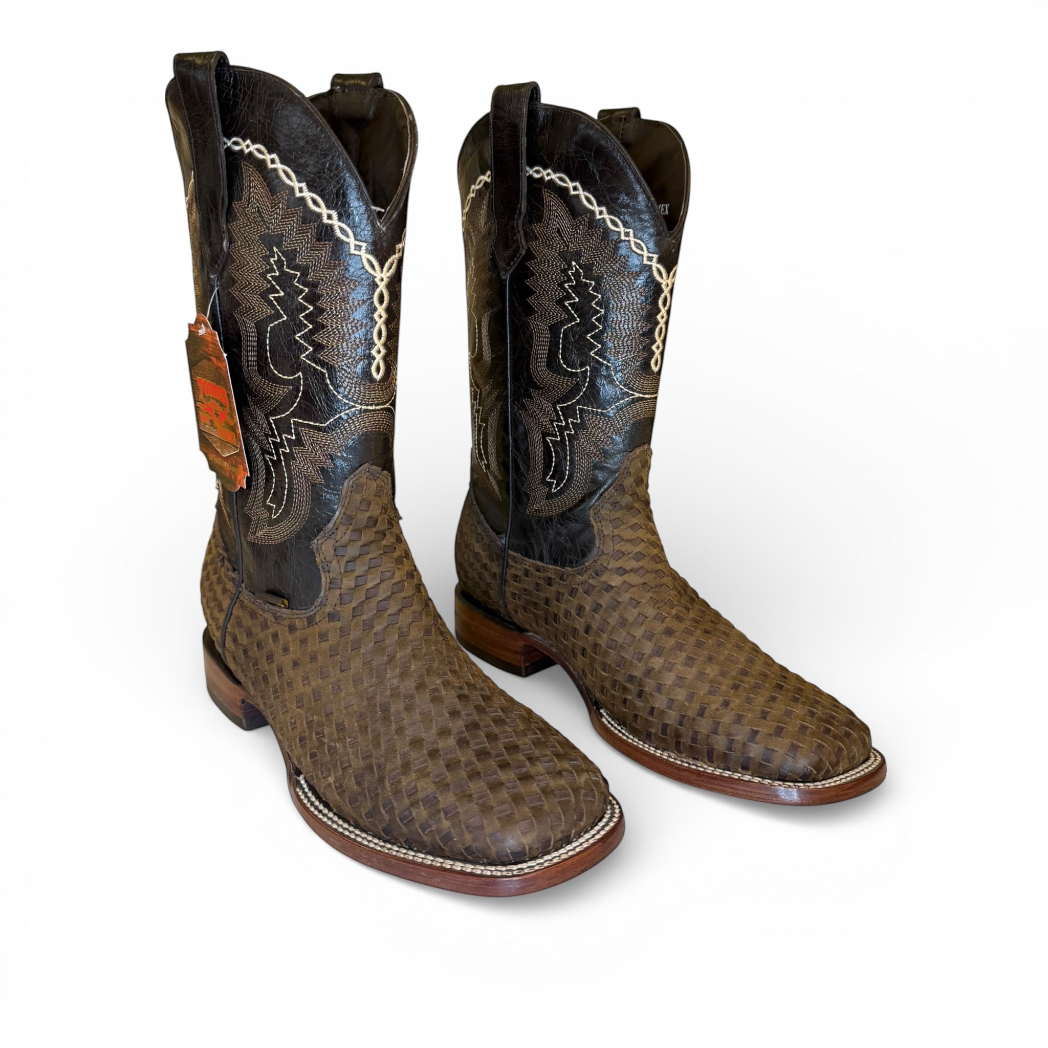 Handwoven Sq. Toe - Tobacco