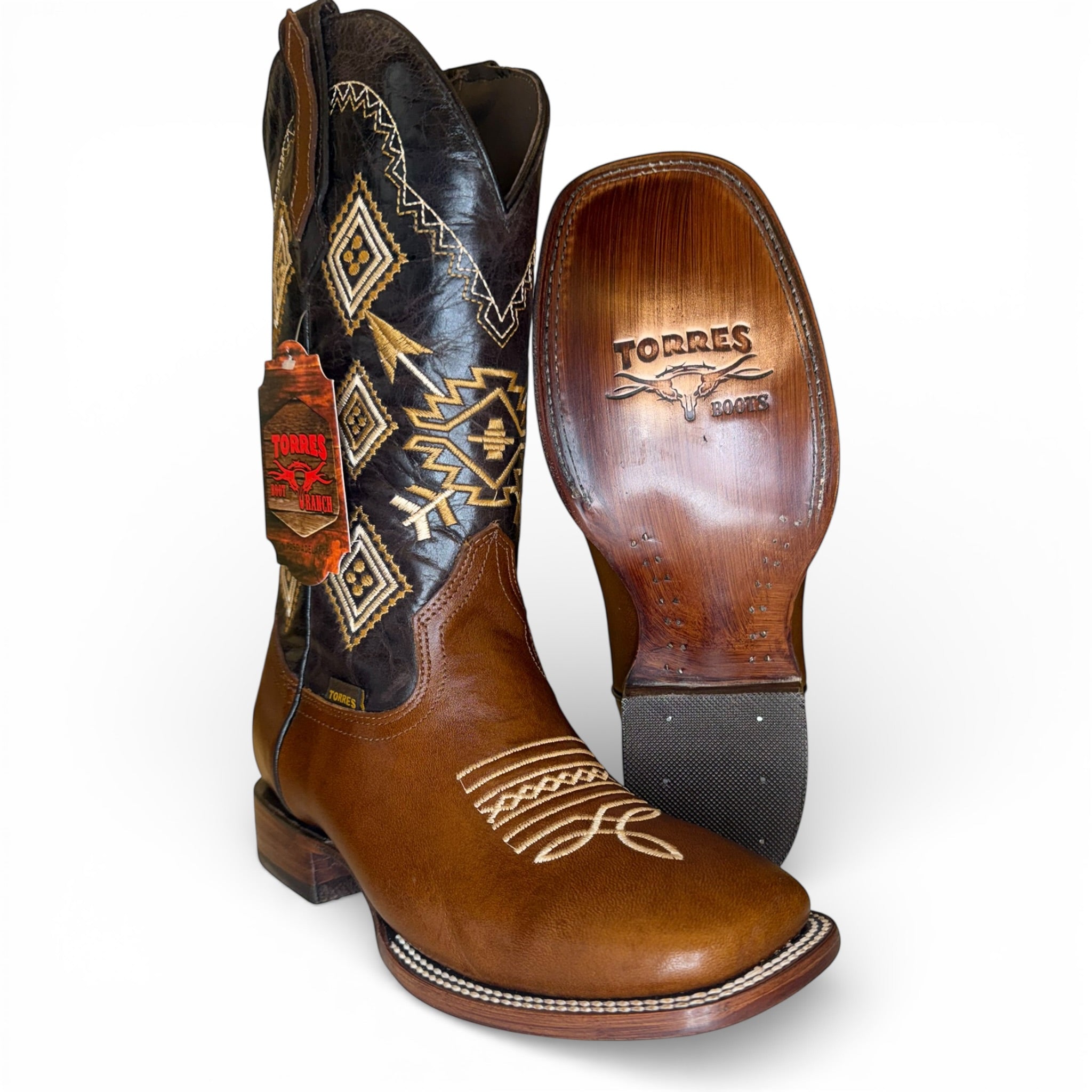 The Ranger - Saddle Brown Sq. Toe