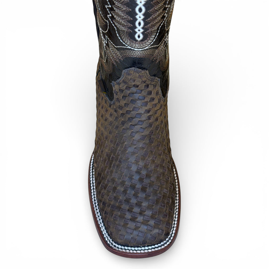 Handwoven Sq. Toe - Tobacco