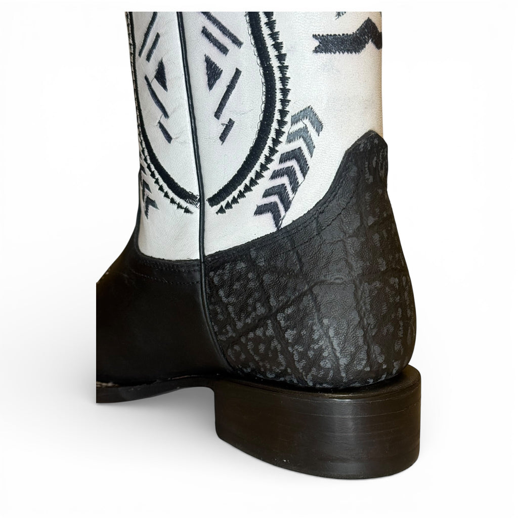 Midnight Azteca - Black Sq. Toe