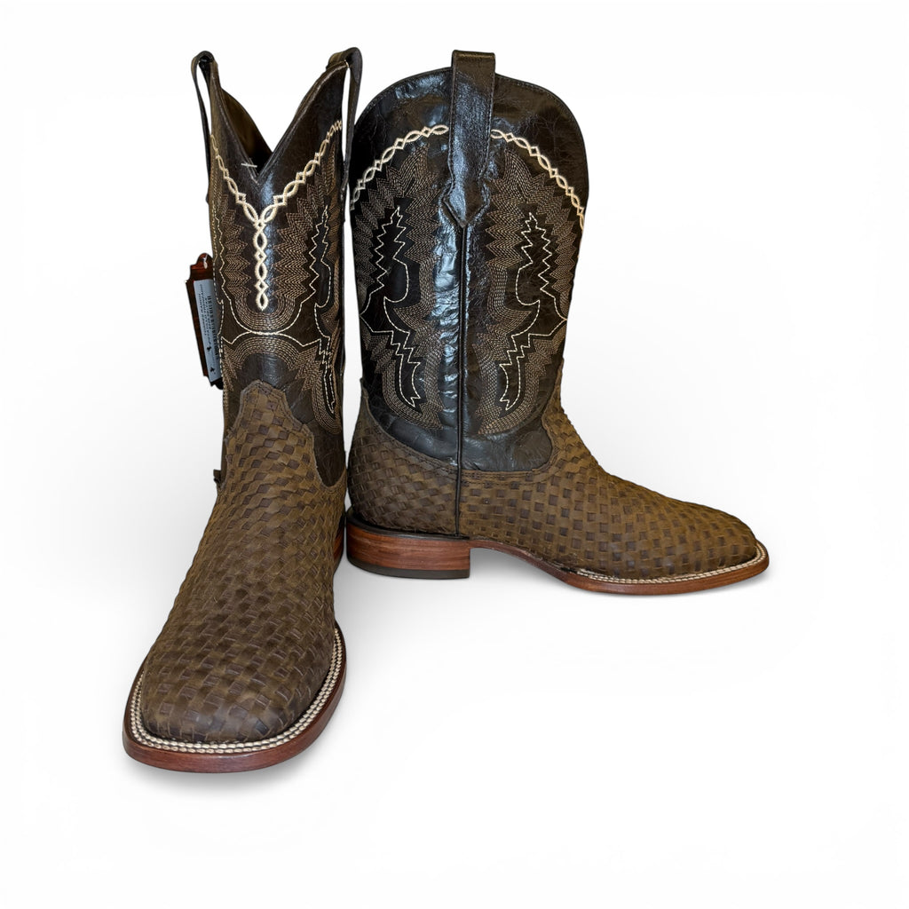 Handwoven Sq. Toe - Tobacco