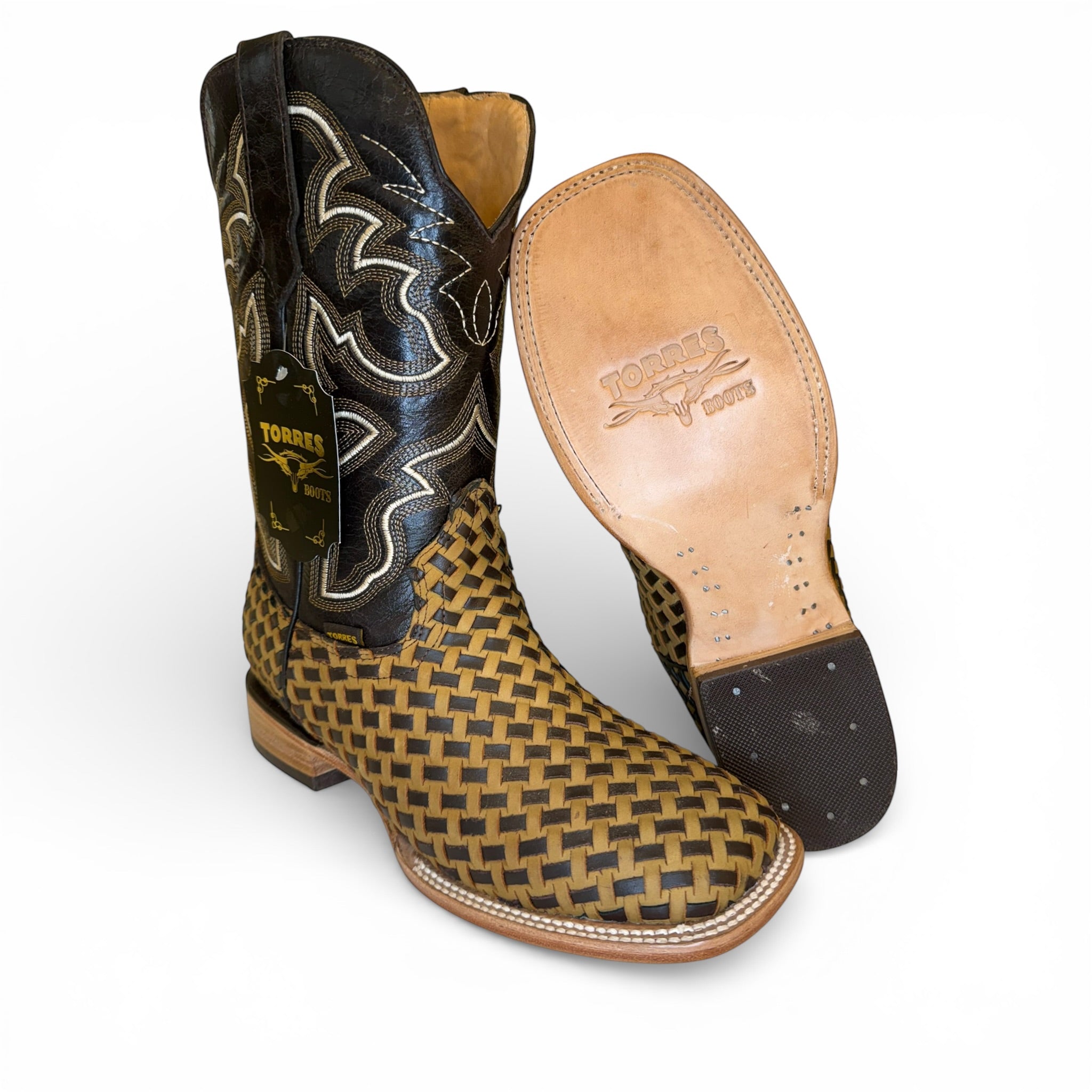 Sq. Toe Handwoven - ChocoHoney