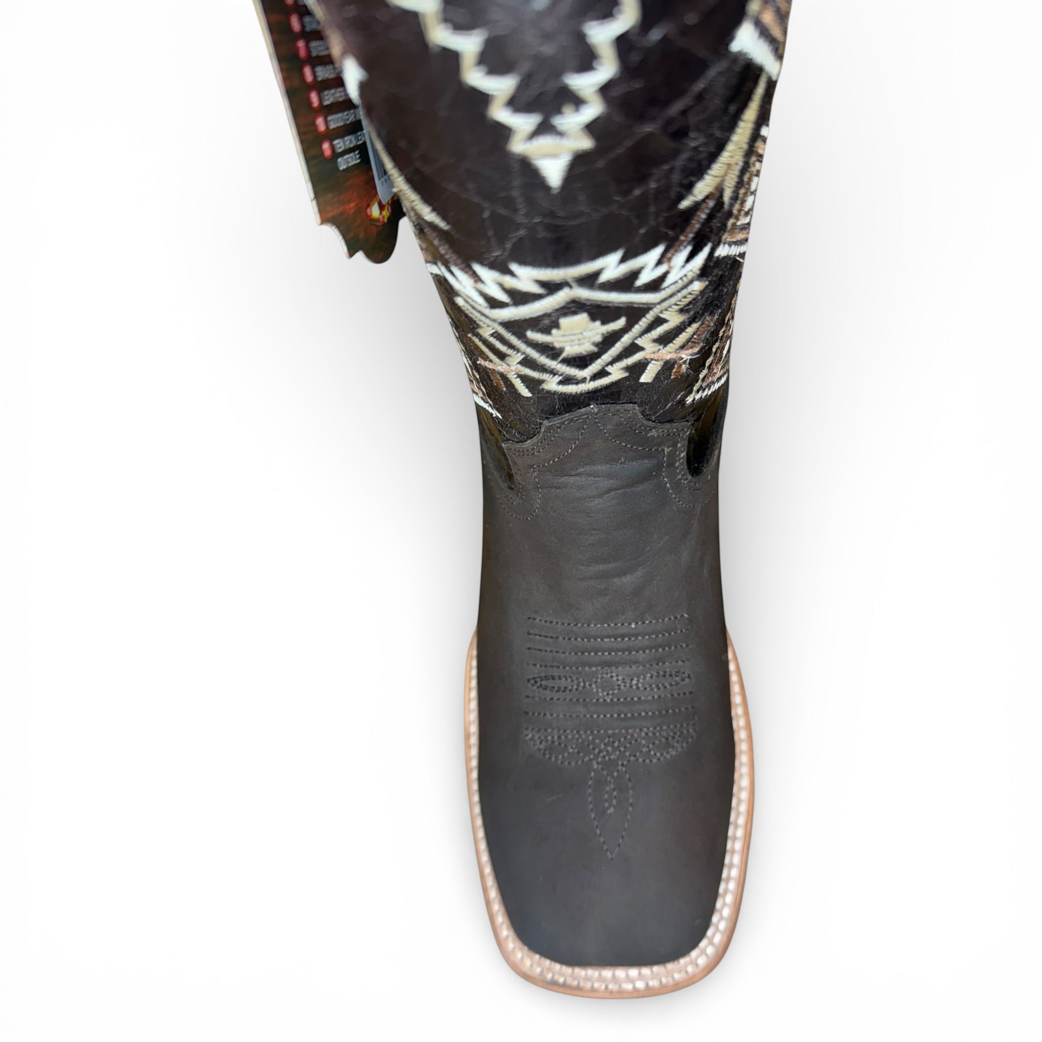 Sq. Toe - Dark Brown Suede